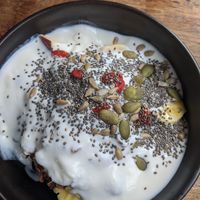 Yogurt fruit and meusli at Coconut Monkey in Koh Tao