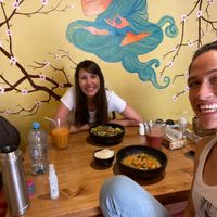 Pure happiness and yumminess! at The Vegan Temple by Prasada in Cusco