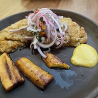 Tacu tacu  at The Vegan Temple by Prasada in Cusco