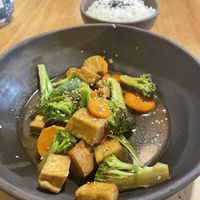 Vegan tofu teriyaki   at The Vegan Temple by Prasada in Cusco