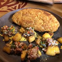 Tacu Tacu   at The Vegan Temple by Prasada in Cusco