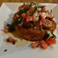 Tacu tacu at The Vegan Temple by Prasada in Cusco