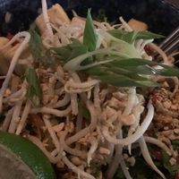 Tofu Pad Thai w/ house made peanut sauce  at Central Kitchen & Bar in Kelowna