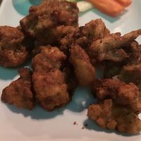Cauliflower Cajun wings with vegan ranch  at Central Kitchen & Bar in Kelowna