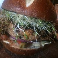 Burger at Central Kitchen & Bar in Kelowna