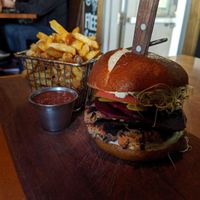Viva la Vegan Burger at Central Kitchen & Bar in Kelowna