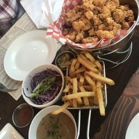 vegan popcorn chicken at Central Kitchen & Bar in Kelowna