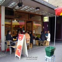 area outside Beetroot cafe in Berwick Street, W1F 0QD at Beatroot Cafe in London