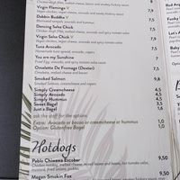 Menu bagel at SAP Bagel & Juice Bar - Stationsstraat in Maastricht