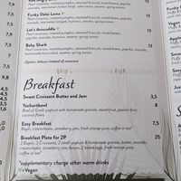 Menu breakfast at SAP Bagel & Juice Bar - Stationsstraat in Maastricht