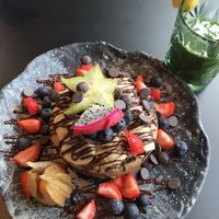 monkey pancakes at SAP Bagel & Juice Bar - Stationsstraat in Maastricht