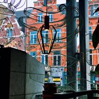 View from the inside looking out at SAP Bagel & Juice Bar - Stationsstraat in Maastricht