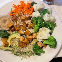 Tofu Veggie bowl at The Natural Cafe - Hitchcock Way in Santa Barbara