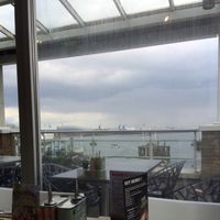 that view at Zizzi - Cardiff Bay in Cardiff