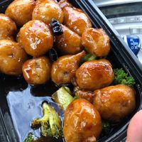 orange chicken  at Veggie Express in Frisco