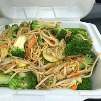 veggie lo mein at Veggie Express in Frisco