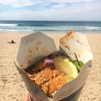 Triple chili tofu noodle salad.  at Banana Blossom in Manly