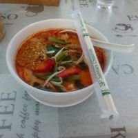 some sort of yummy 'quay teow nam' (noodle soup) at Sai Than Boon in Phuket