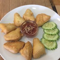 Fried tofu  at Sai Than Boon in Phuket