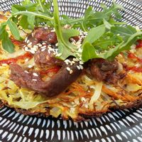 Japanese pancake at Hamster in Kyneton