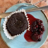 vegan chocolate cup cake  at Saudade in Sintra