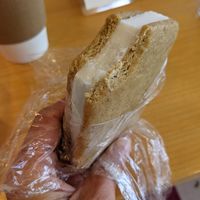 Coconut ice cream sandwich at Dempsey Bakery in Little Rock