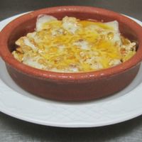 Quesadilla with honey and nuts (vegetarian) at Bar Ajoblanco in Sevilla