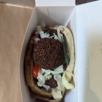 Falafel pita at Shouk in Washington