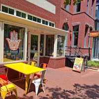 Outside at Shouk in Washington