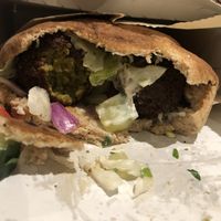 Falafel sandwich  at Shouk in Washington