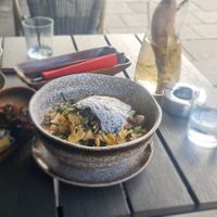 The food was excellent! It was delicious and comforting and cheap at Anh Dao in Berlin