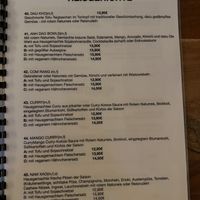 Menu (3/3)  at Anh Dao in Berlin