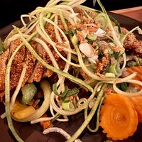 'chicken' & noodles #Veganuary at Anh Dao in Berlin