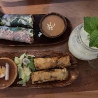 Spring and summer rolls  at Anh Dao in Berlin