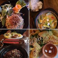 Starters and main course at Anh Dao in Berlin