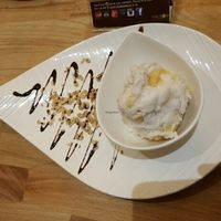 vegan homemade coconut ice cream  at Ma Now Thai Kitchen in Port Coquitlam