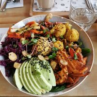 Veggie bowl at The Happiness Cafe  in Eindhoven