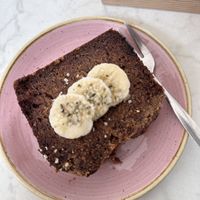 The banana bread   at The Happiness Cafe  in Eindhoven