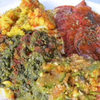 3 vegan curries dish at Afghan-Eck in Freiburg