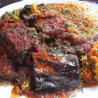 3 vegan curries dish at Afghan-Eck in Freiburg