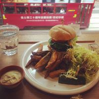 veggie burger  at Home - Eat To Live in Hong Kong Island