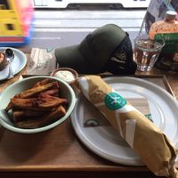 Falafel wrap fries and Lemon cake at Home - Eat To Live in Hong Kong Island