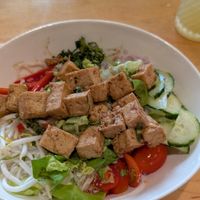 Vermicelli salad with tofu at Malai Kitchen in Southlake