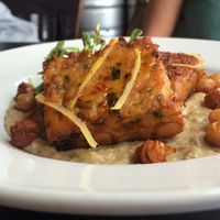chickpea fritters  at Blind Lady Ale House in San Diego
