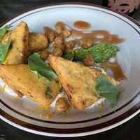 Chickpea fritter  at Blind Lady Ale House in San Diego