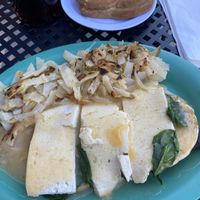 Vegan Benedict  #Veganuary at The Potholder Cafe in Long Beach