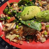 Veggie potatoes at The Potholder Cafe Too in Long Beach