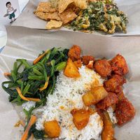 economy rice at Just Greens 綠青青 - FernVale in Northeast Singapore