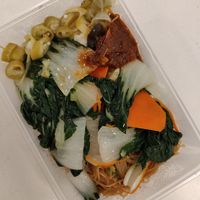 Take away beehoon with 2 veg $3.70 at Just Greens 綠青青 - FernVale in Northeast Singapore