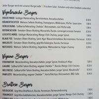 Menu  at Peter Pane in Binz